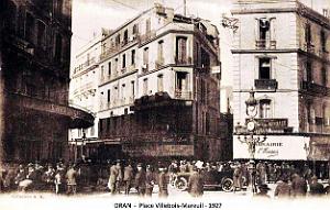 Oran - Place Villebois-Mareuil  - 1917